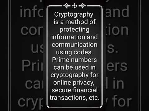 Maths Facts 7 Cryptography #maths #mathematics #facts