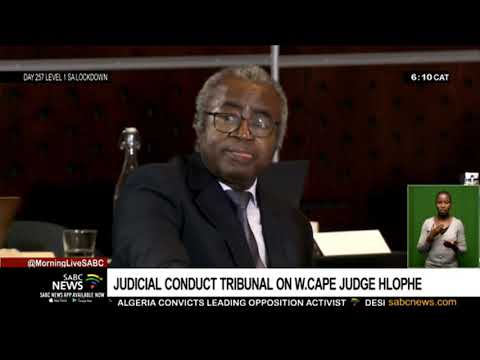 Judicial Conduct Tribunal on Judge John Hlophe continues on Tuesday