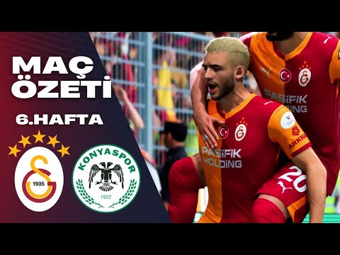 Galatasaray - Konyaspor Maçı | Süper Lig 6.Hafta 2025/26 - Maç Özeti
