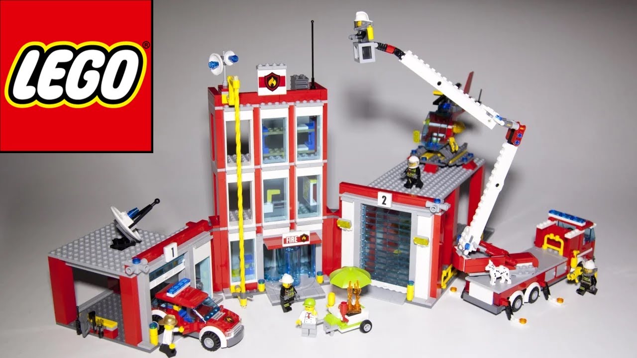 Lego City 60110 Fire Station Speed Build 🚒