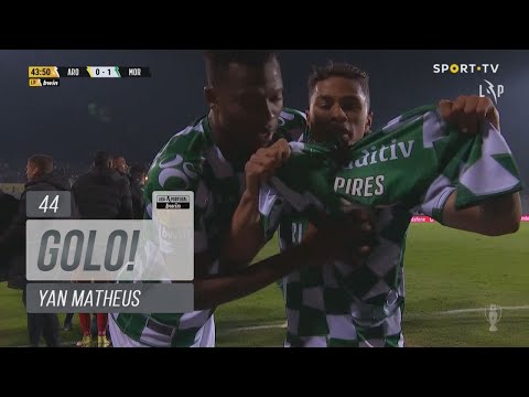 Goal | Golo Yan Matheus: FC Arouca 0-(1) Moreirense (Liga 21/22 #24)