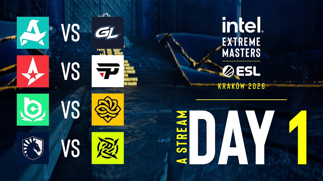 IEM Krakow 2026 Day 1 Stream A 🎮