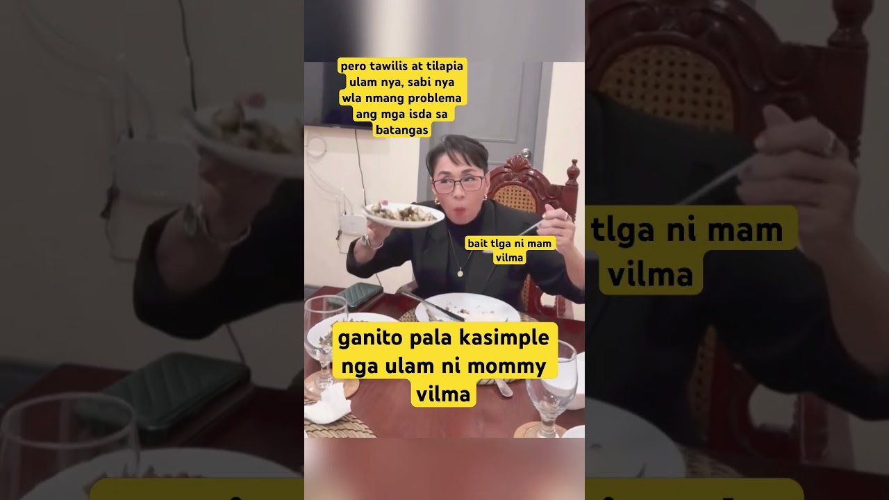 Vilma Santos Shares Her Favorite Home-Cooked Meal π½οΈ