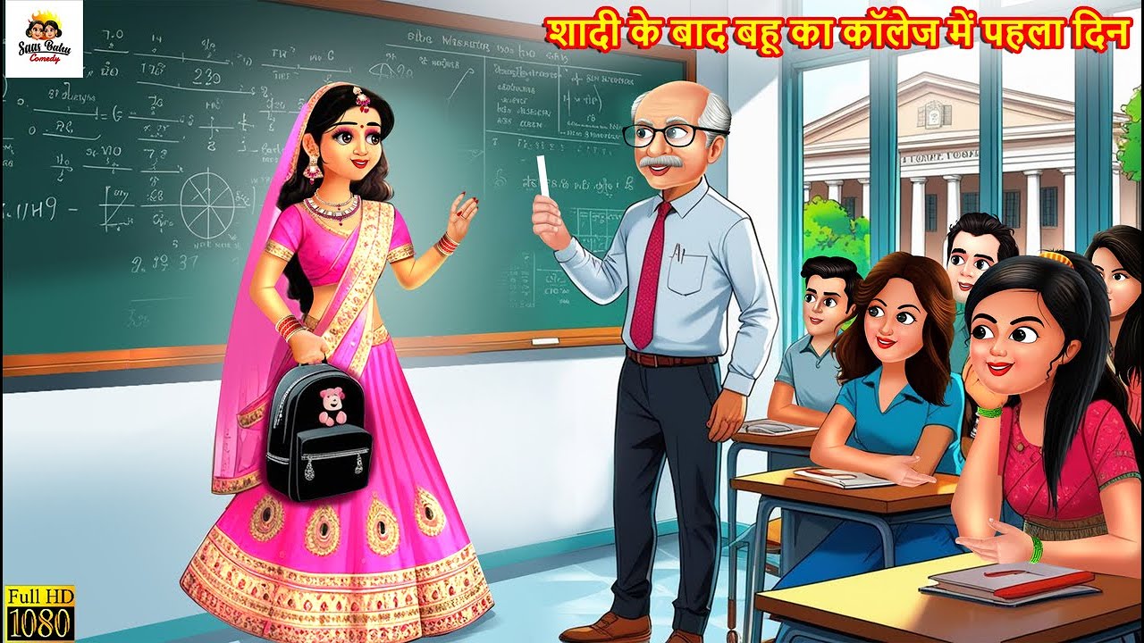 भाभी का कॉलेज में पहला दिन 🎓
