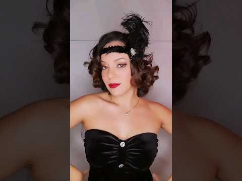 1920s Hair ✨️ #hairstyle #hair #1920s #fashion #fashionblogger #makeup #makeuplook