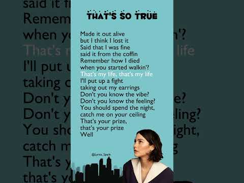 Gracie Abrams - That's So True (Lyrics) #lyrics #song #shorts