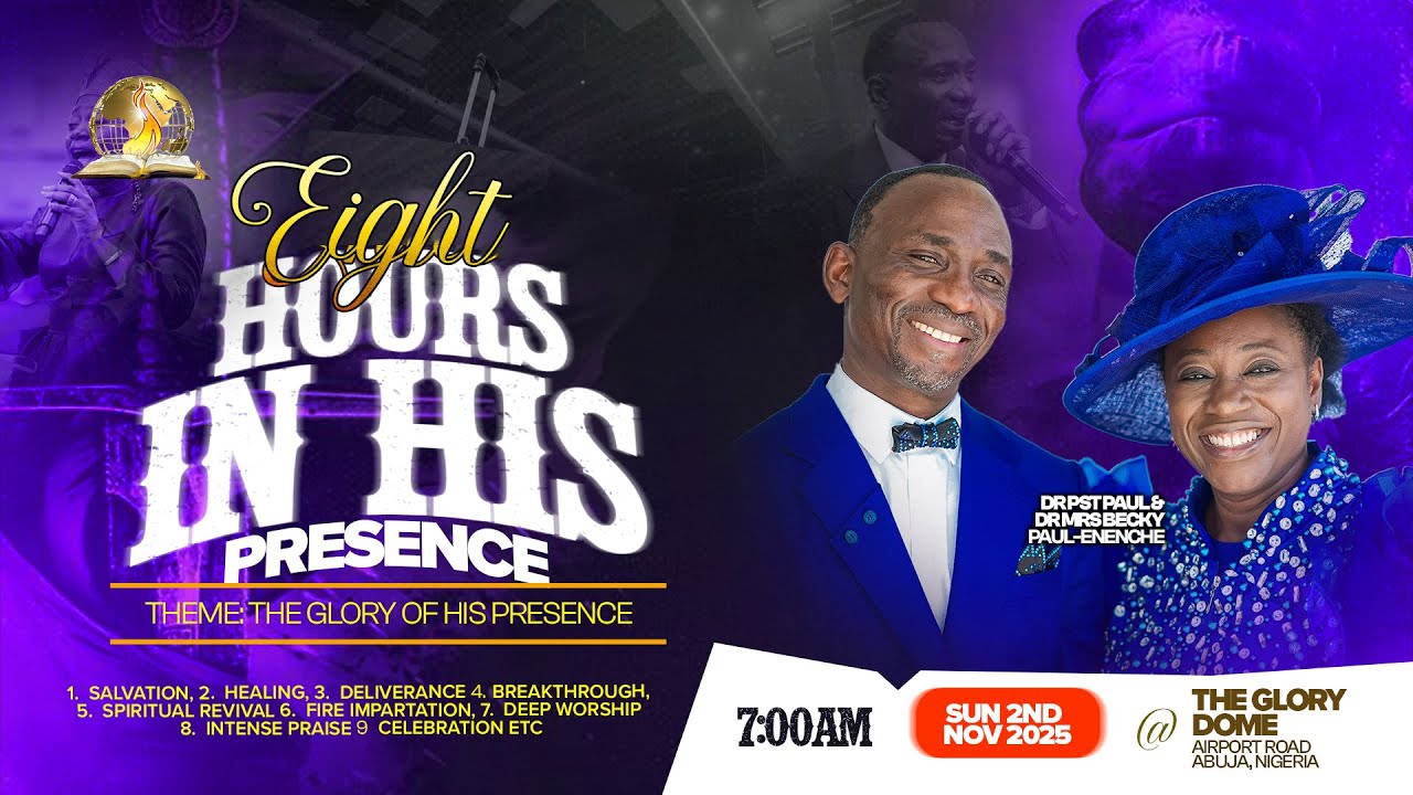Join the November 2025 Blessing Sunday Service – 8 Hours in His Presence 🙏