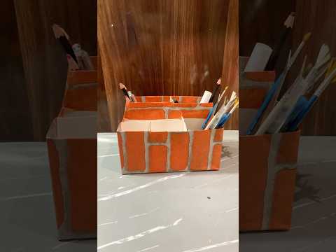 From Trash to Trendy! 😍 DIY Organizer Using an Old Box #craftideas