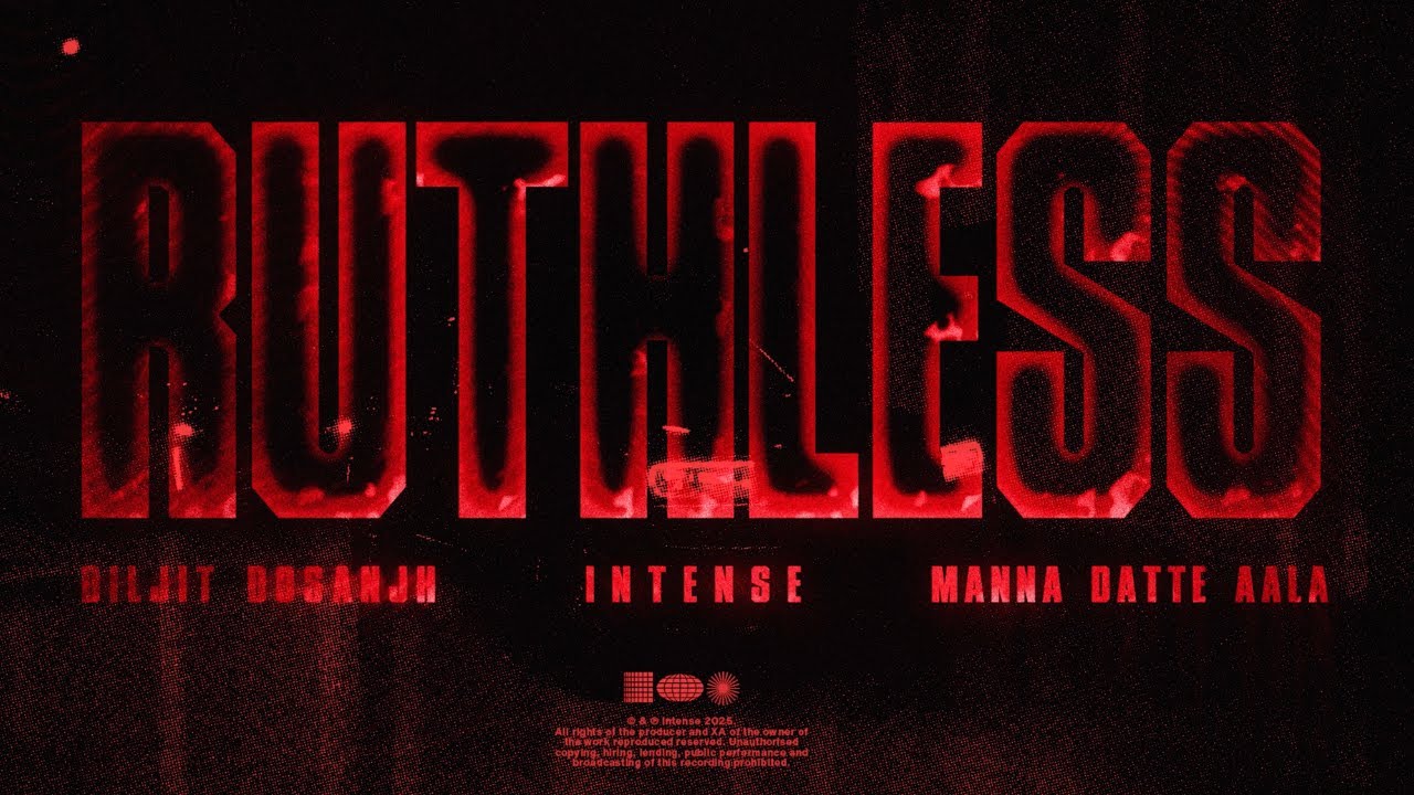 Diljit Dosanjh's 'Ruthless' Official Visualizer 🎶 | Intense Album Single