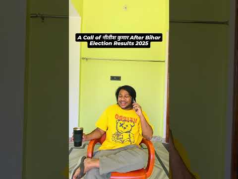 A Call of Nitish Kumar After Bihar Elections Results 2025 #shorts #biharelection2025 #nitishkumar