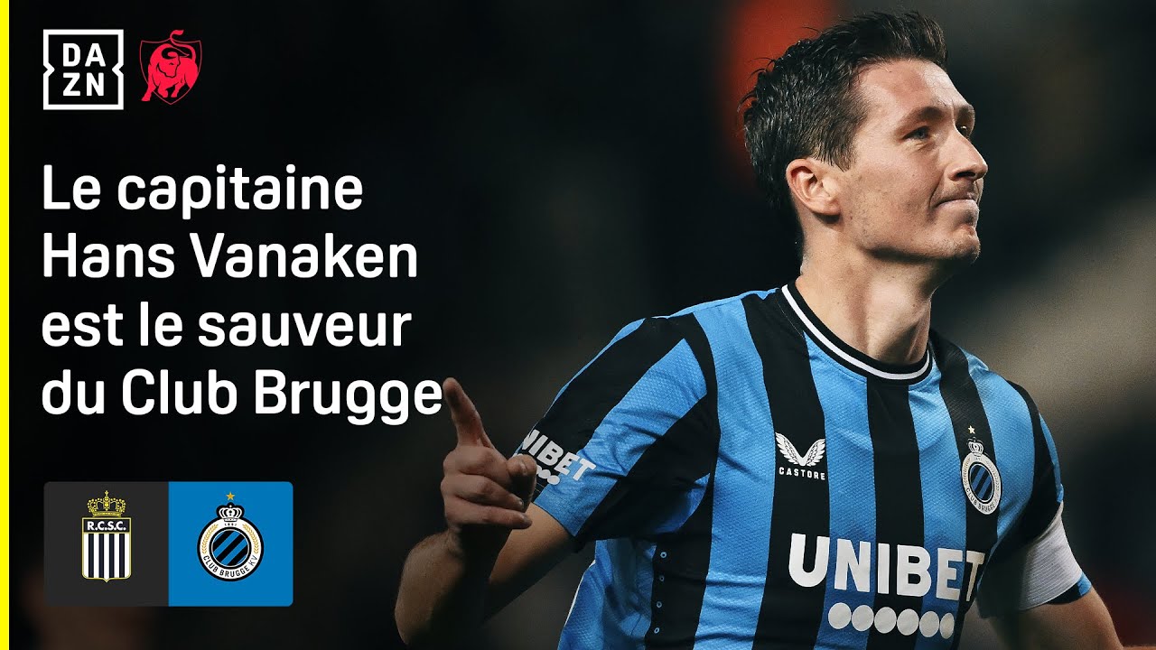 Vanaken égalise tardivement pour Club Brugge à 10 men 😮‍💨