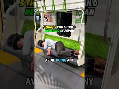 Things you shouldn't do in Japan