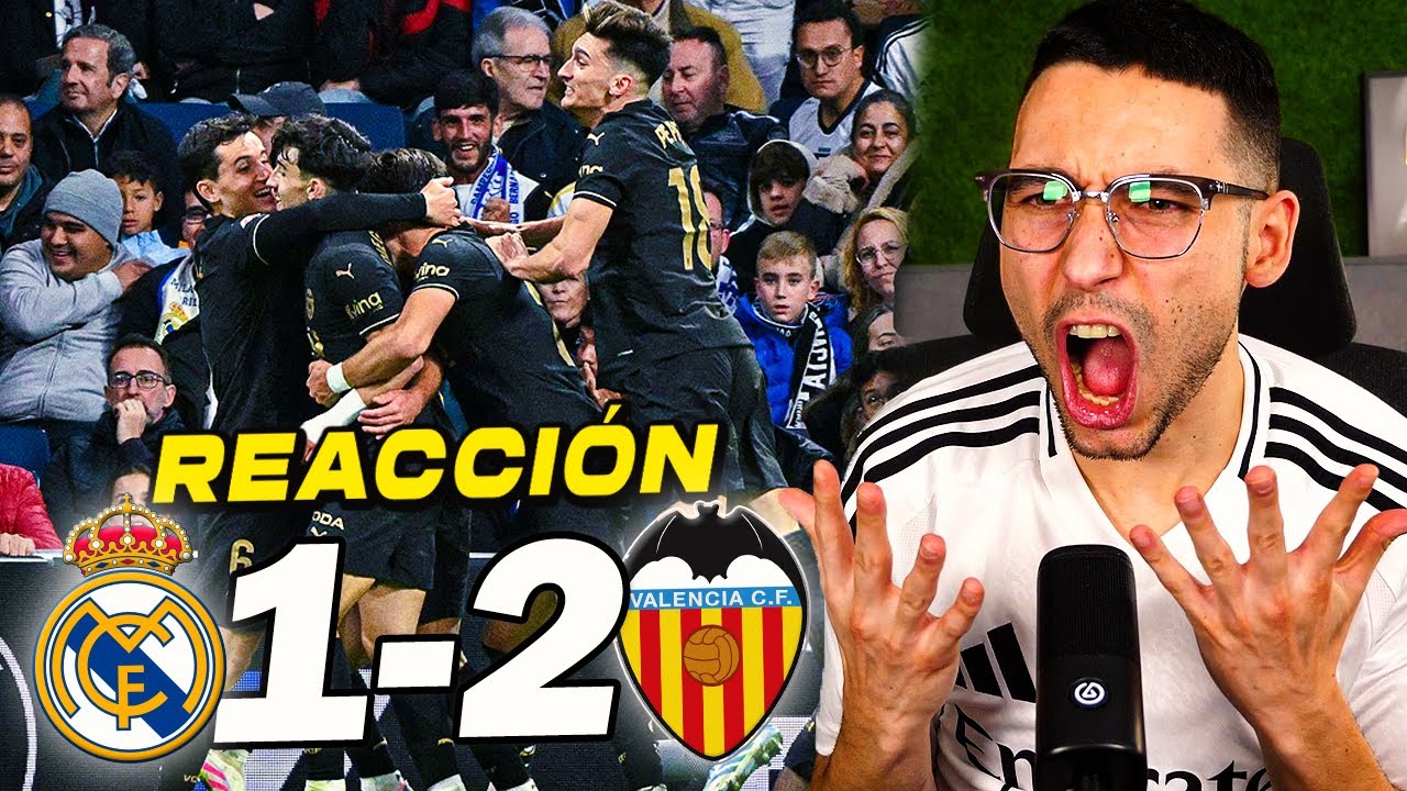 Reacción de un hincha al Real Madrid vs Valencia 1-2 | ByDiegoX10