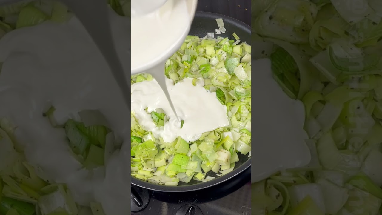 Fondue de poireaux 💚 - Recette simple