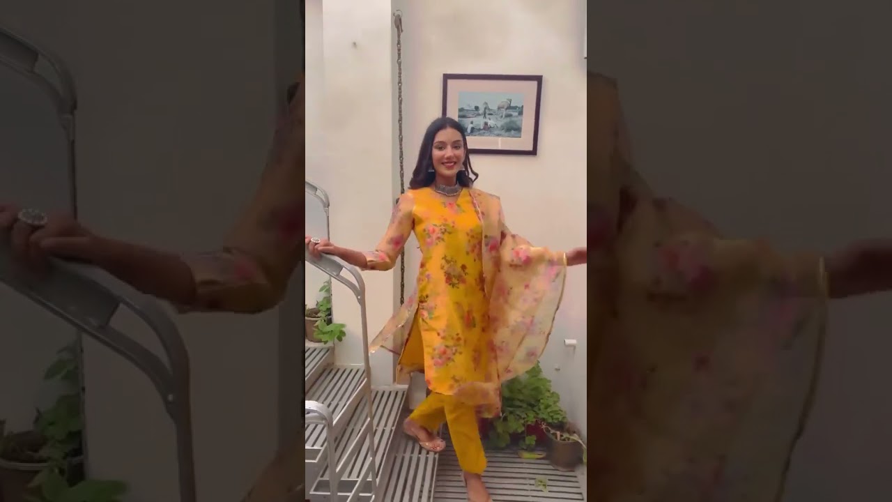 #most beautiful organza punjabi suit idea#insta reel#suitlovers #latest suit design#