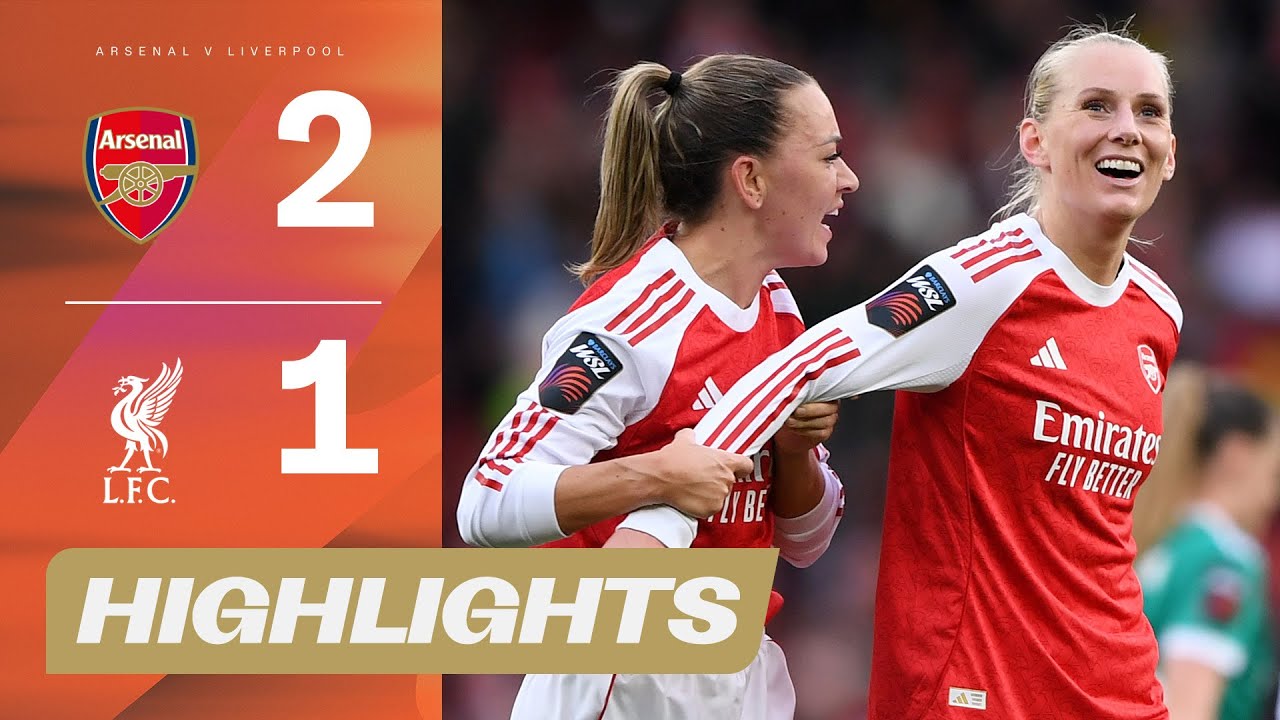 Blackstenius Scores Late Winner! 💥 | Arsenal v Liverpool Highlights | Barclays WSL 2025-26