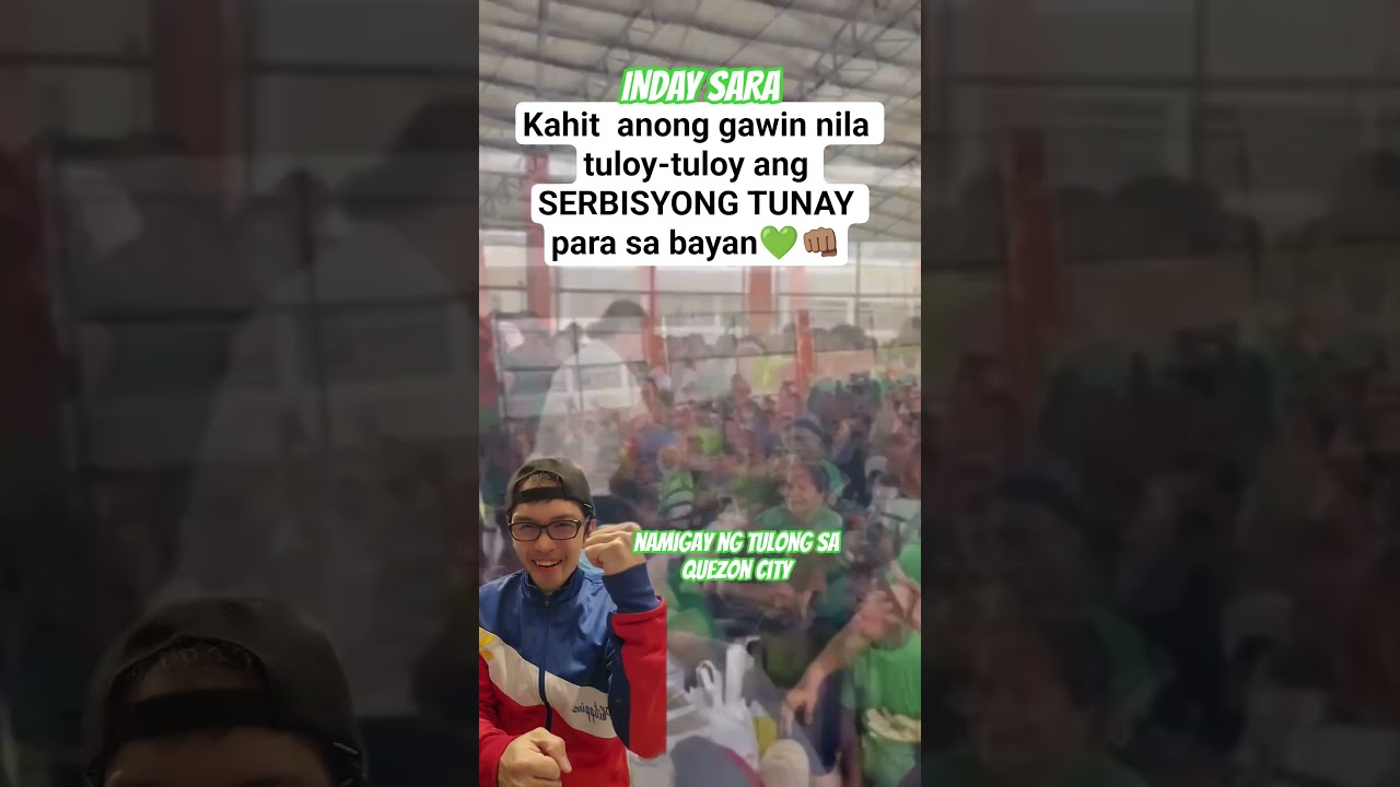 INDAY SARA MALASAKIT PARA SA BAYAN #duterte #shorts #trending #viralvideo #vpsara #viral #fyp
