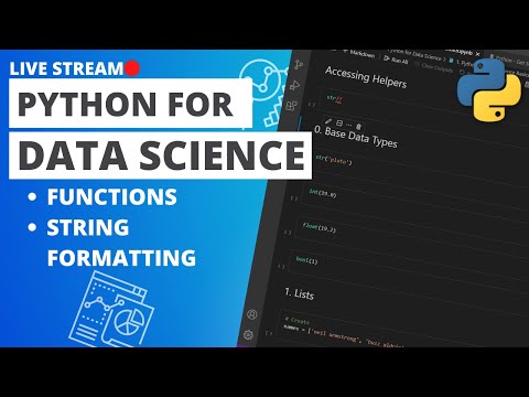 Python for Data Science - Functions and String Formatting