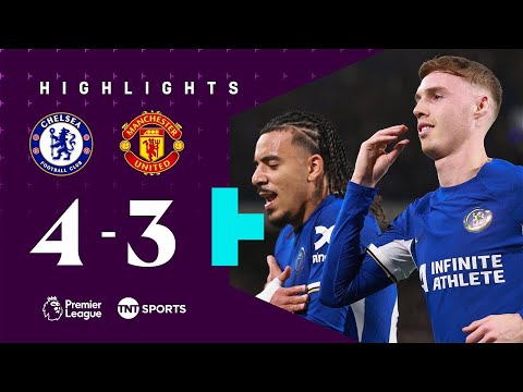 Palmer Strikes Twice In Injury Time 🥶 | Chelsea 4-3 Manchester United | Premier League Highlights