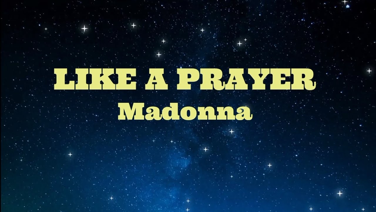 LIKE A PRAYER - Madonna (HD Karaoke Version)