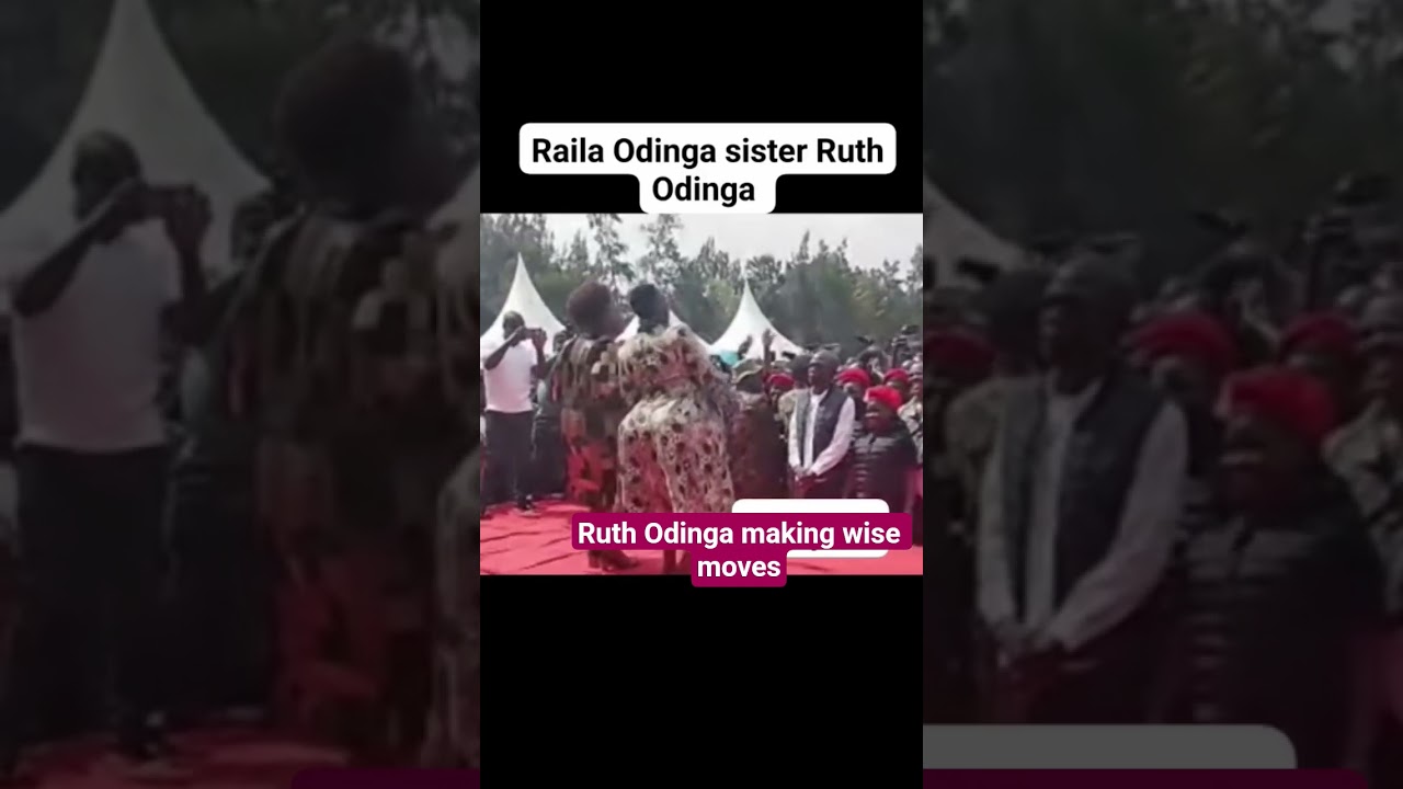 Ruth Odinga's Wise Moves & Dance Skills 🥸