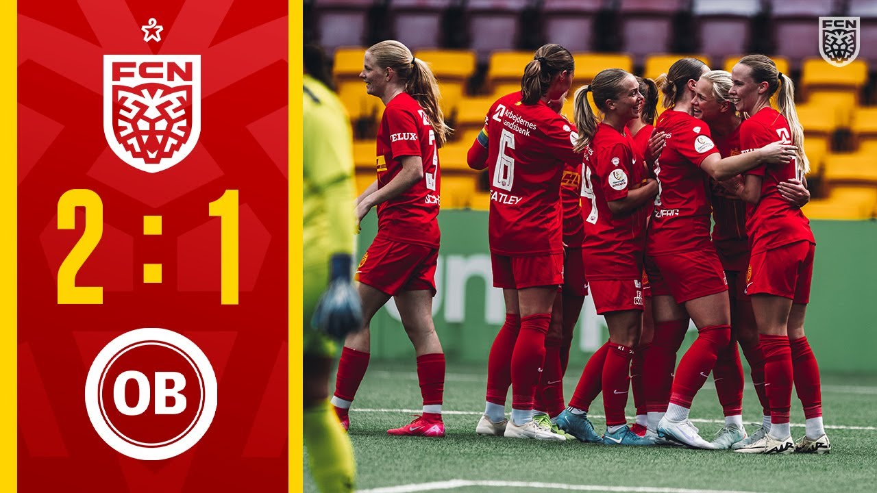 Exciting Gjensidige Kvindeliga Match: FC Nordsjælland Edges Out OB 2-1 ⚽