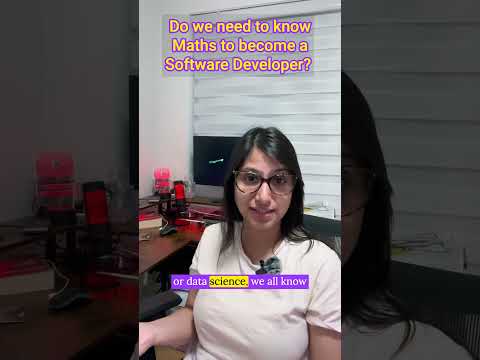 Do we need to know Maths to become a Software Developer? #coding #softwaredevelopment