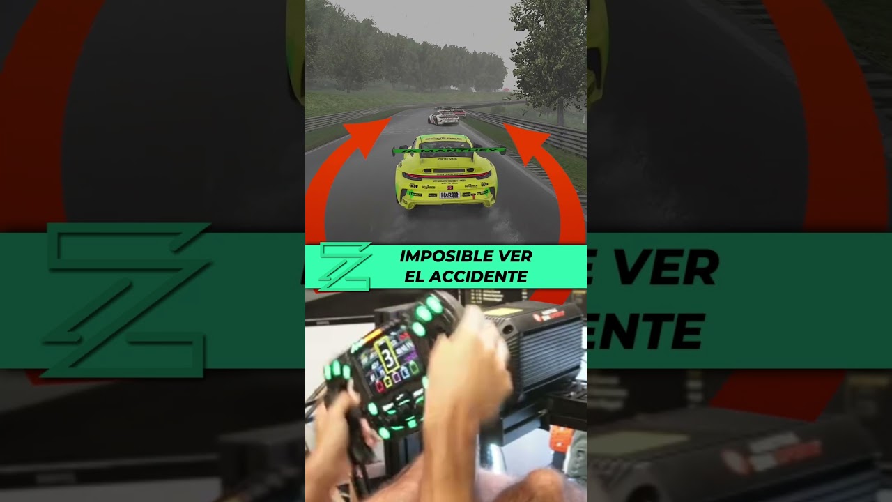 No podías ver el accidente antes en iRacing 🚗