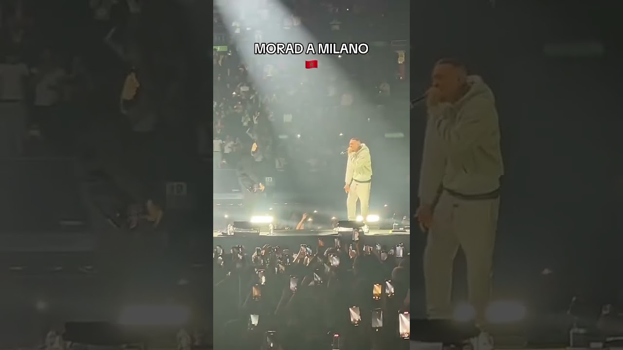 Baby Gang & Morad Celebrate in Milan with Moroccan & Palestinian Flags 🇲🇦🇵🇸