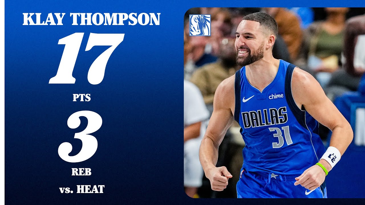 Klay Thompson Scores 17 Points vs. Miami Heat π