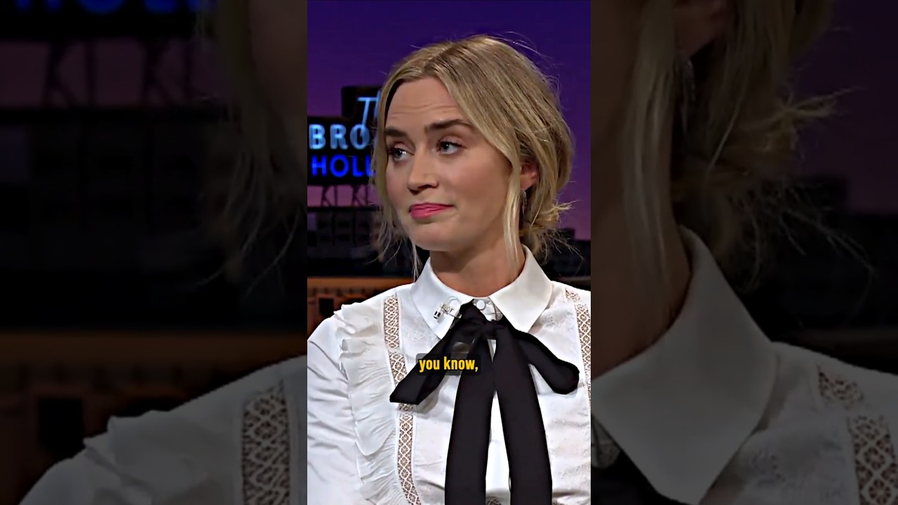 Emily Blunt's Childhood Crush on DiCaprio 🎬