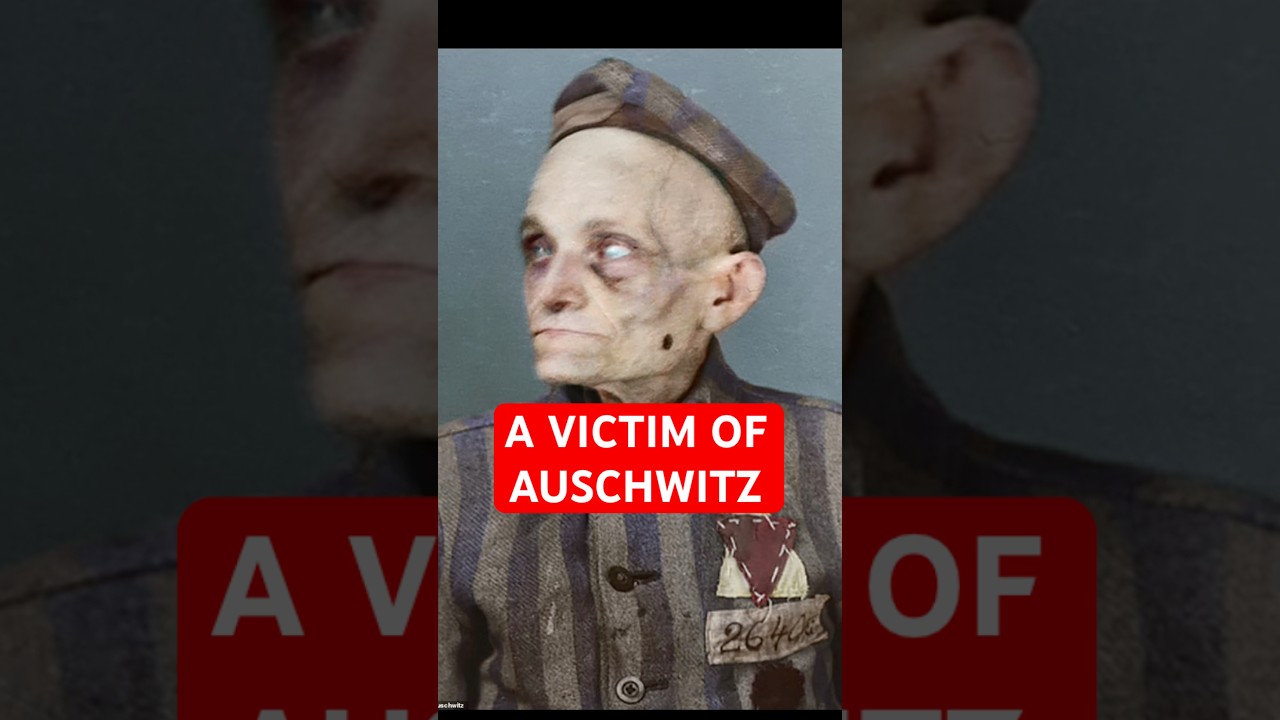 A Victim of Auschwitz Concentration Camp. #ww2 #history #shorts