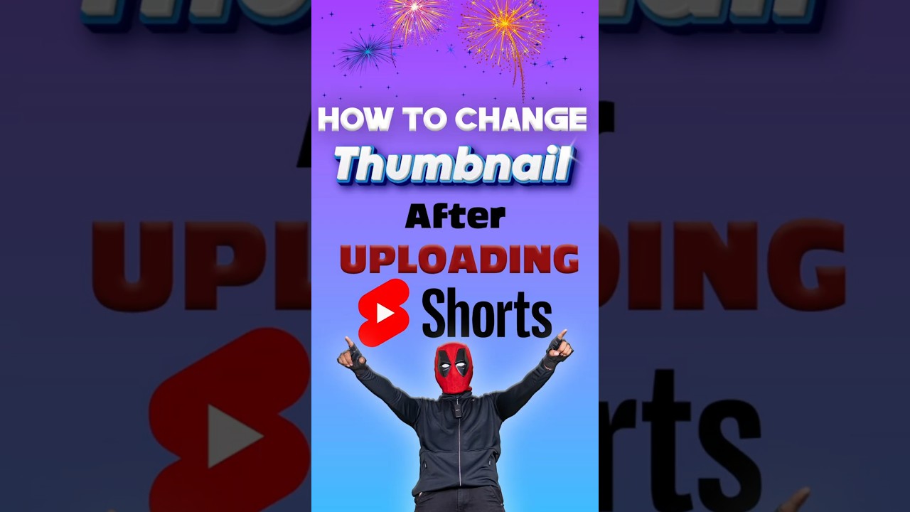 Change YouTube Shorts Thumbnail After Upload 📸