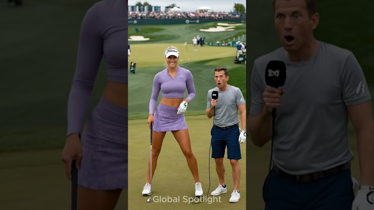 Tallest Golfer's Shocking Moment on Live TV⛳