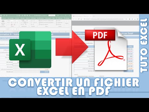 Comment convertir un fichier Excel en PDF - Excel2pdf