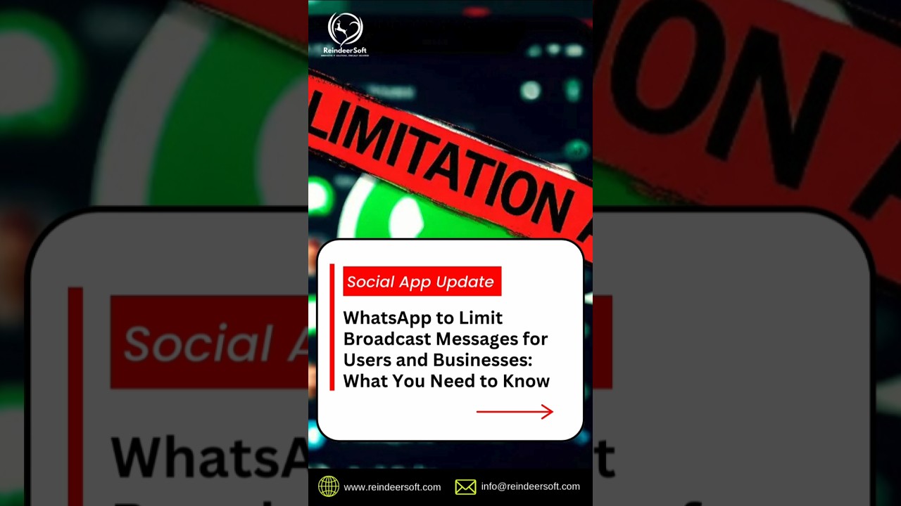 ✨WhatsApp to Limit Broadcast Messages for Users and Businesses✨#whatsapp #broadcast #messaging