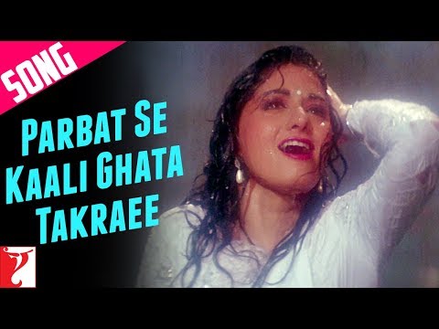 Parbat Se Kaali Ghata Takraee Song | Chandni | Sridevi | Rishi Kapoor | Asha Bhosle | Vinod Rathod