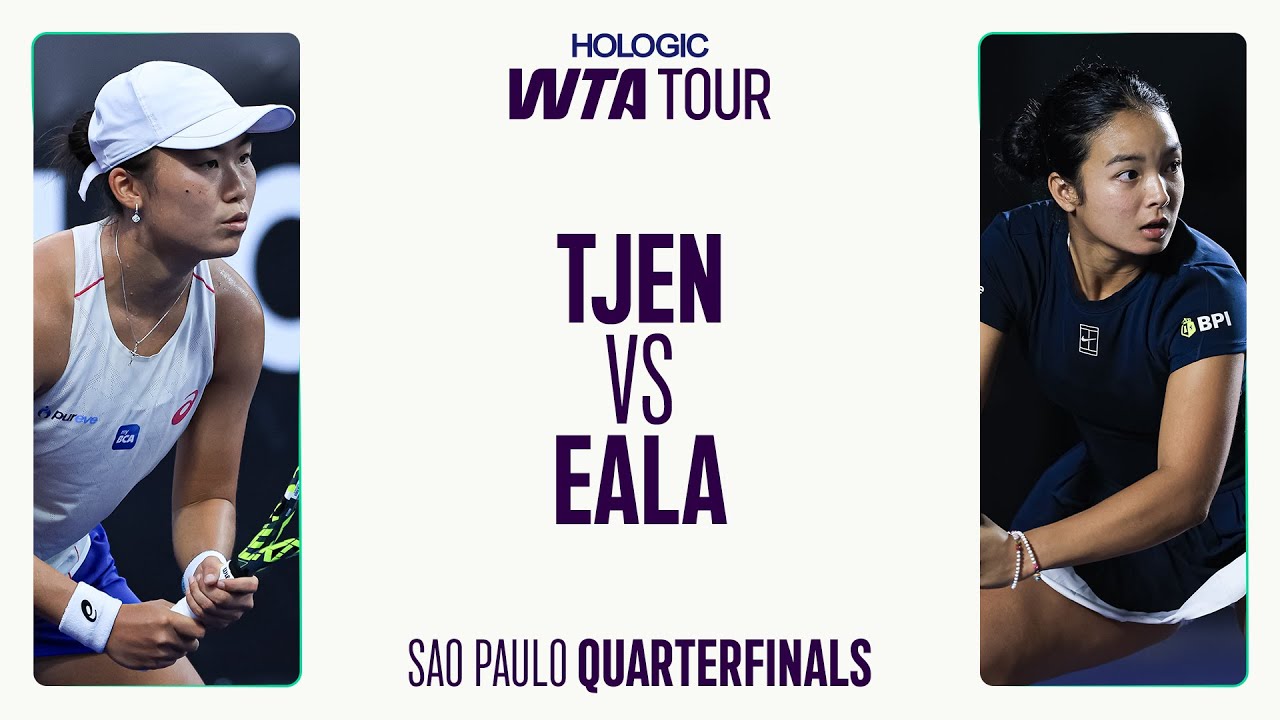 Janice Tjen vs. Alexandra Eala | Exciting 2025 Sao Paulo Quarterfinals Highlights 🎾