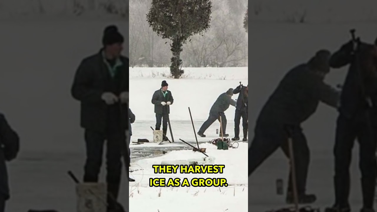The Amish ICE HOUSE (How They Keep Food Cool)