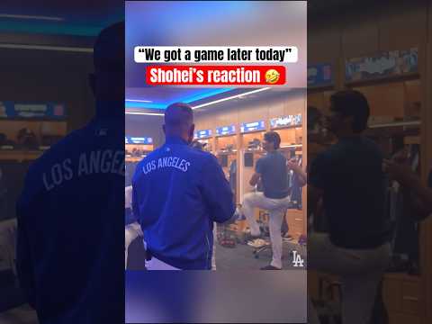 Shohei's ready after an 18-inning game ๐