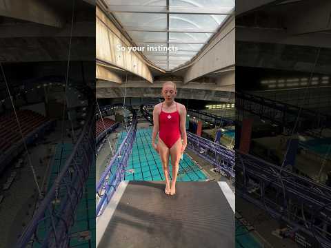 Survival Instincts while high diving π₯΅ #bravegang