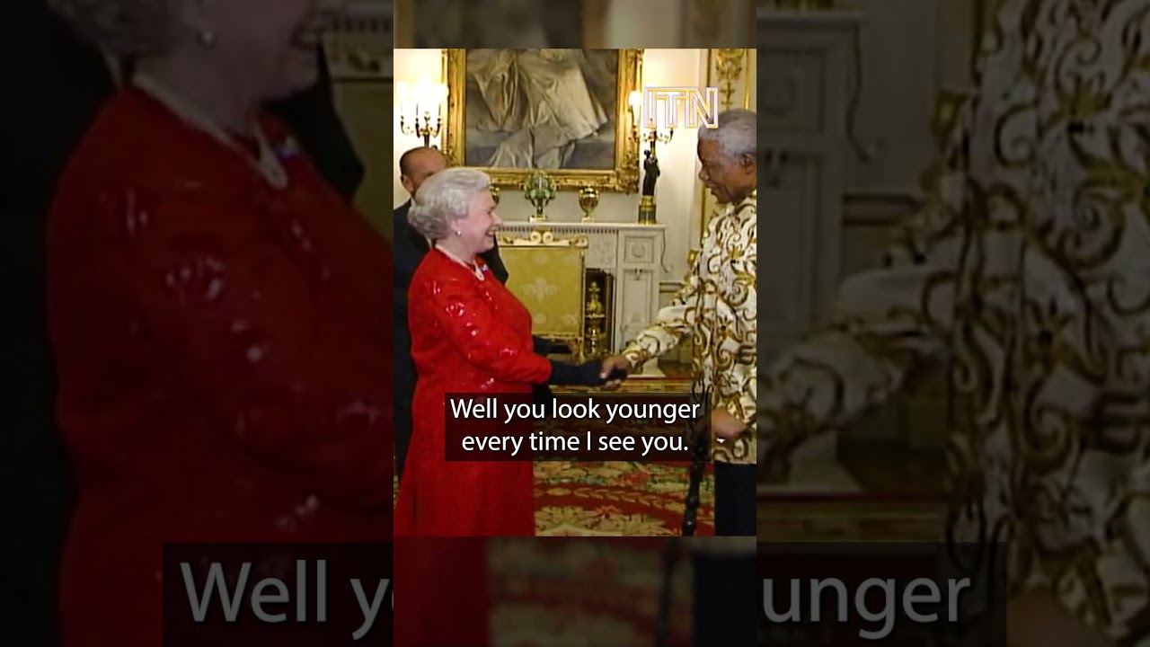 Nelson Mandela's Charismatic Encounter with Queen Elizabeth II (2003)