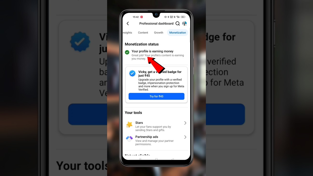 Check Facebook Profile Monetization Status 📈