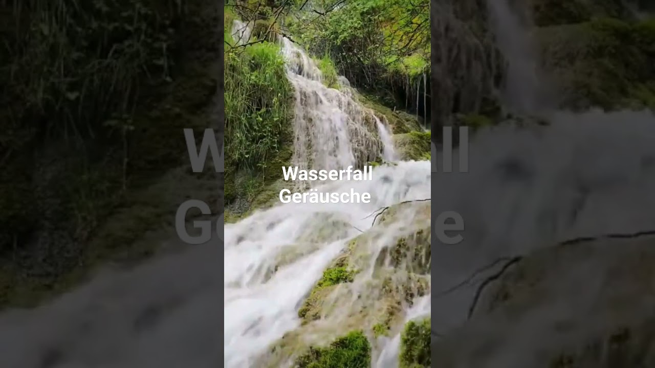 Wasserfall Geräusche für Entspannung & Meditation 🌊