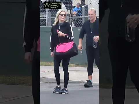 Dolph Lundgren walks with his Wife after workout 😍♥️ #dolphlundgren