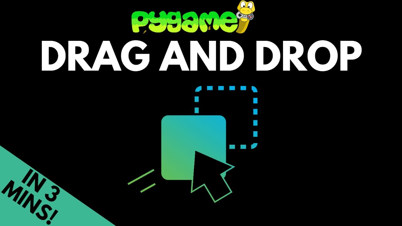Guide to Drag and Drop Functionality in Pygame