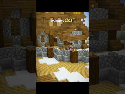 Minecraft Builders 2019 vs 2025 vs 2013 Moment