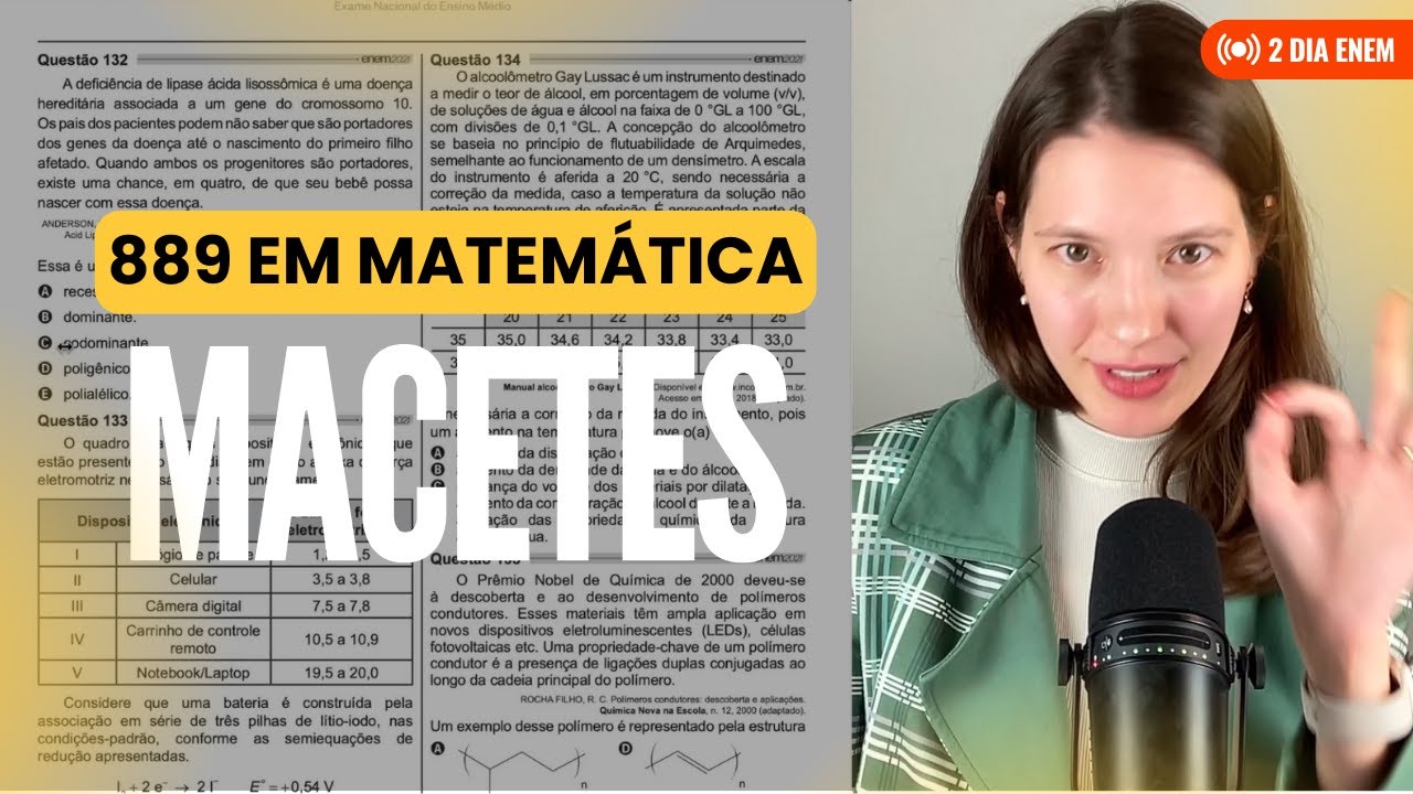 🔑 Macetes Infalíveis para Gabaritar Matemática e Naturezas no ENEM