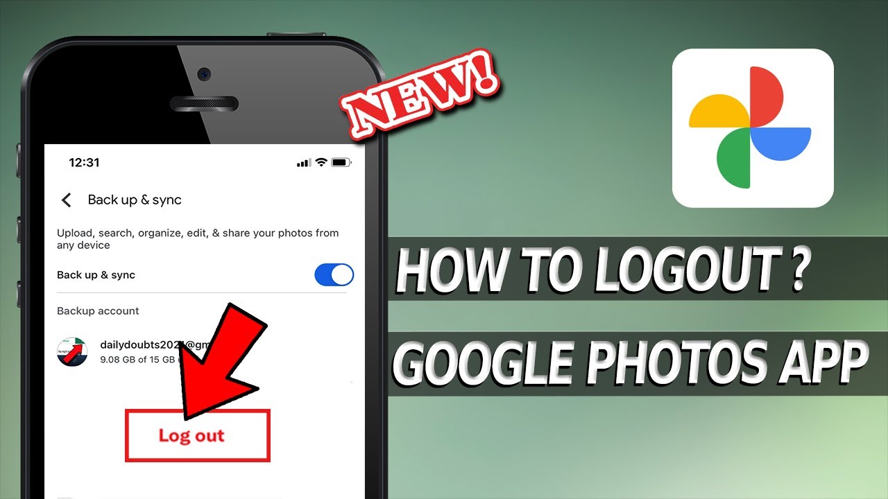 Logout from Google Photos on iPhone 📱