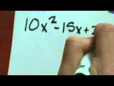 Factoring using the AC method